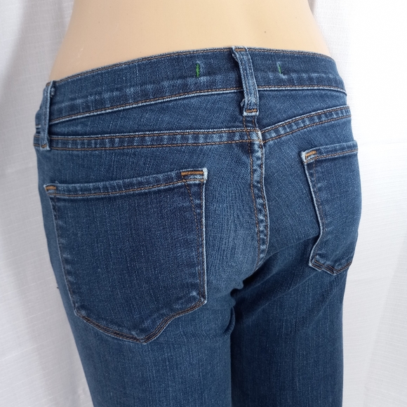 J BRAND PURE Navy Blue Denim Skinny Leg Jeans WornButNotWornOut - Picture 15 of 15